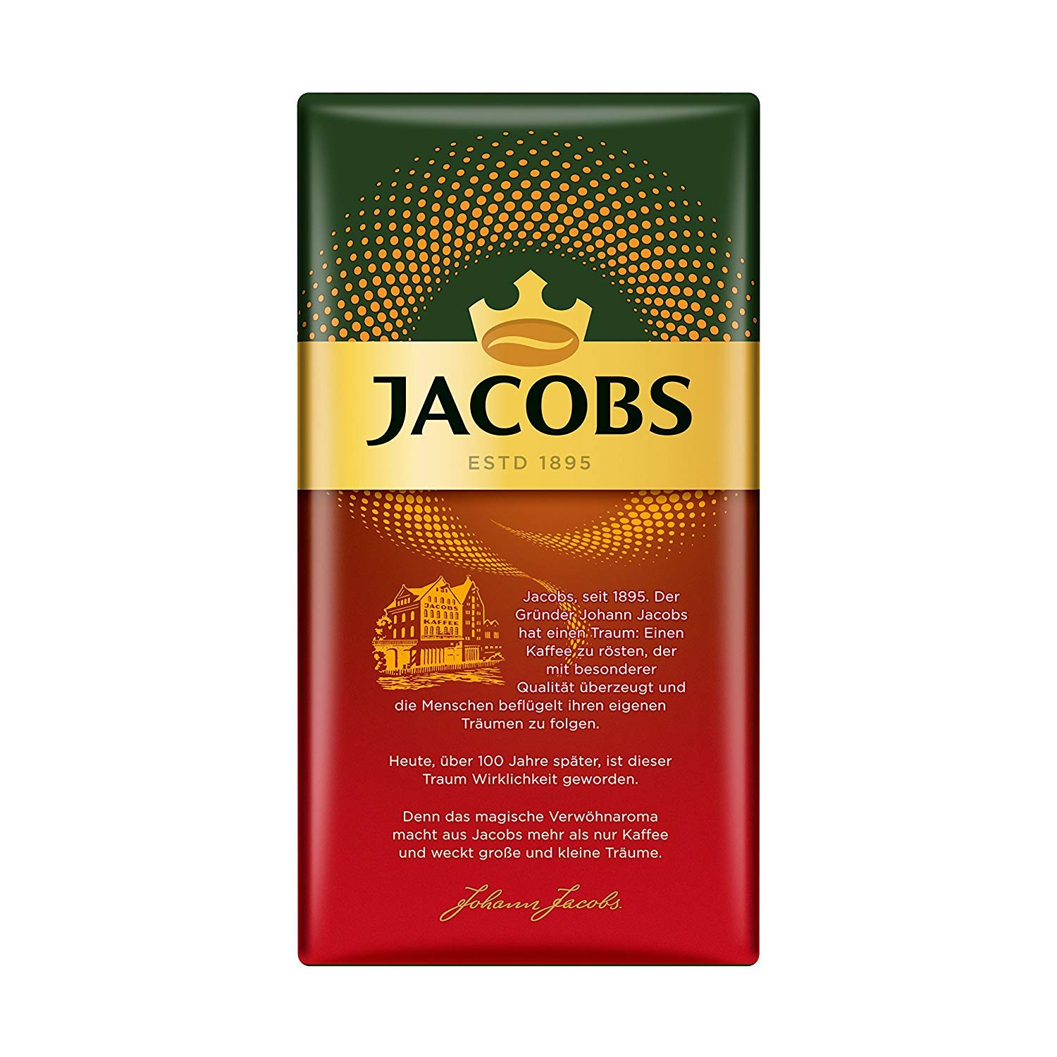 Jacobs Meister Rostung Ground Coffee 500 Gram / 17.6 Ounce (Pack of 3)
