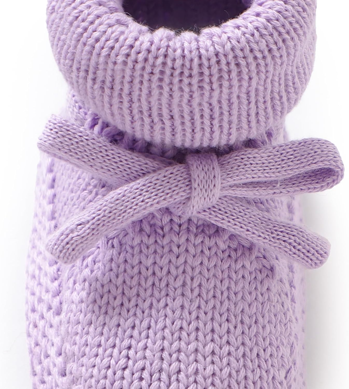 Hadetoto Newborn Baby Booties Cotton Knit Shoes | Soft, Cozy, First Walkers, Warm, For Toddler Infant Girl Boy
