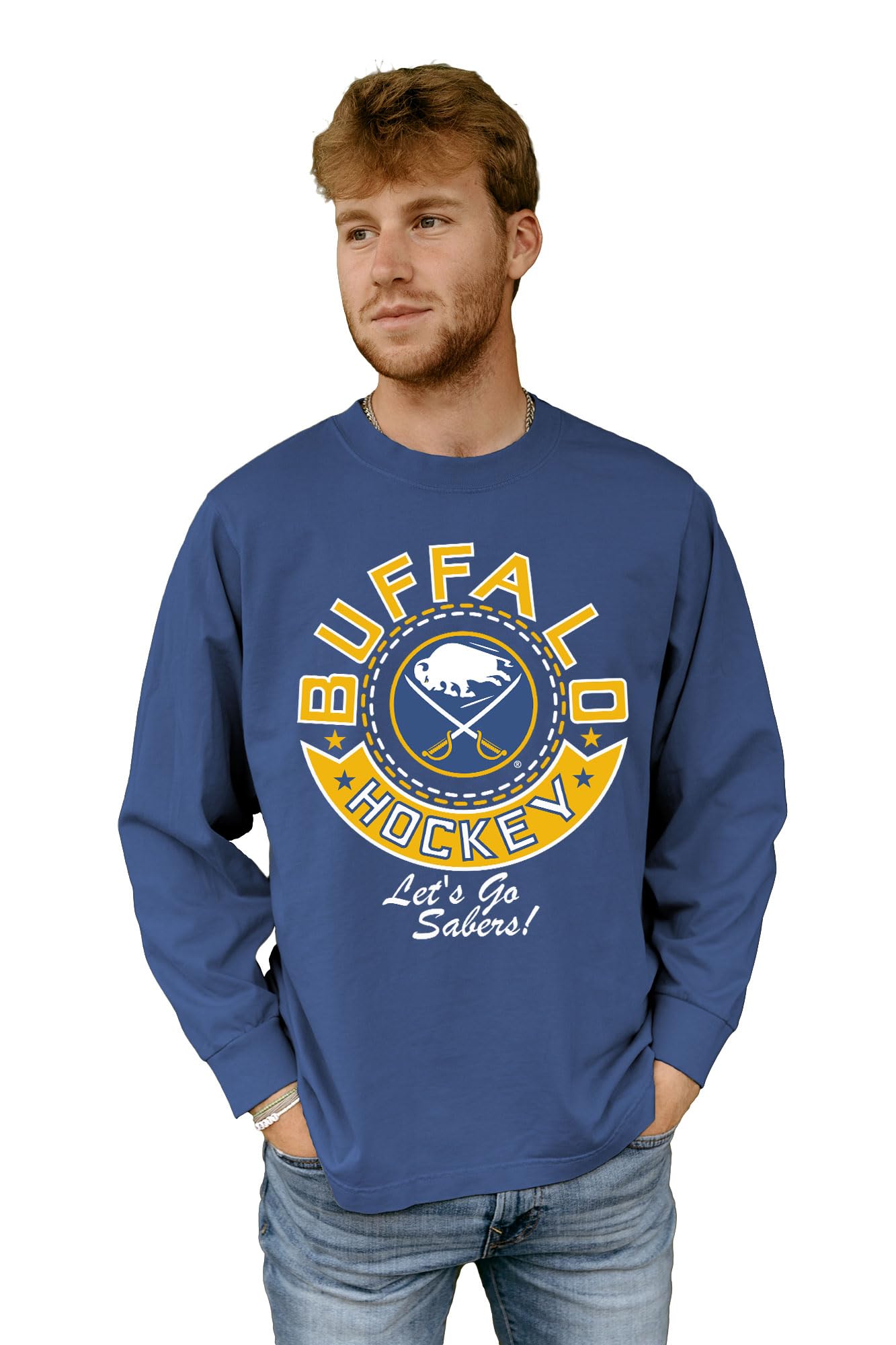 NHL Unisex-Adult NHL Officially Licensed Long Sleeve T-Shirt Throwback Honor