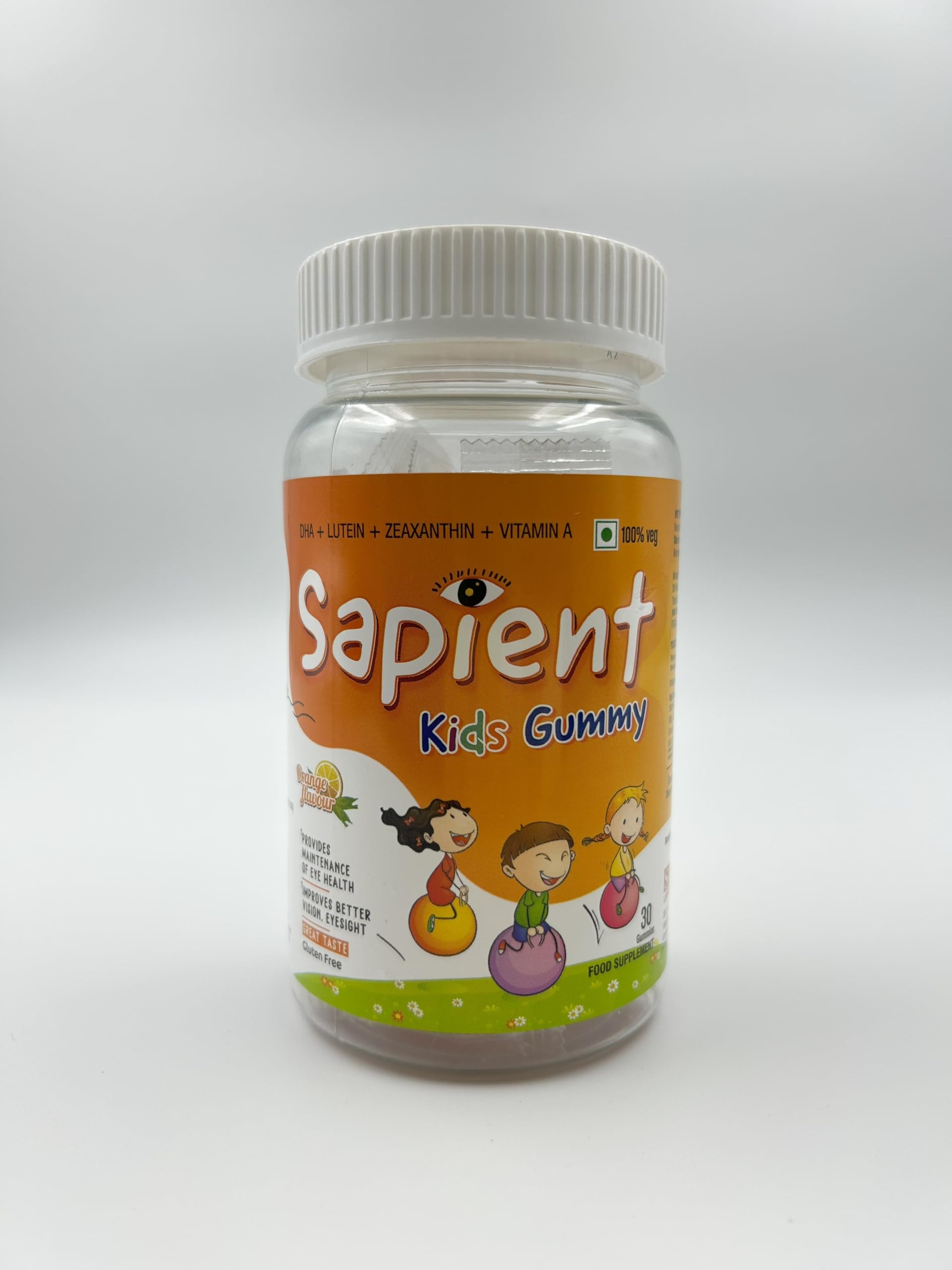 Sapient Kids Gummy(DHA+Lutein +Zeaxanthin+Vitamin A) -30 Gummy with Orange Pulpy Flavour (B08NW3PPXV) Amazon Price History, Amazon Price Tracker
