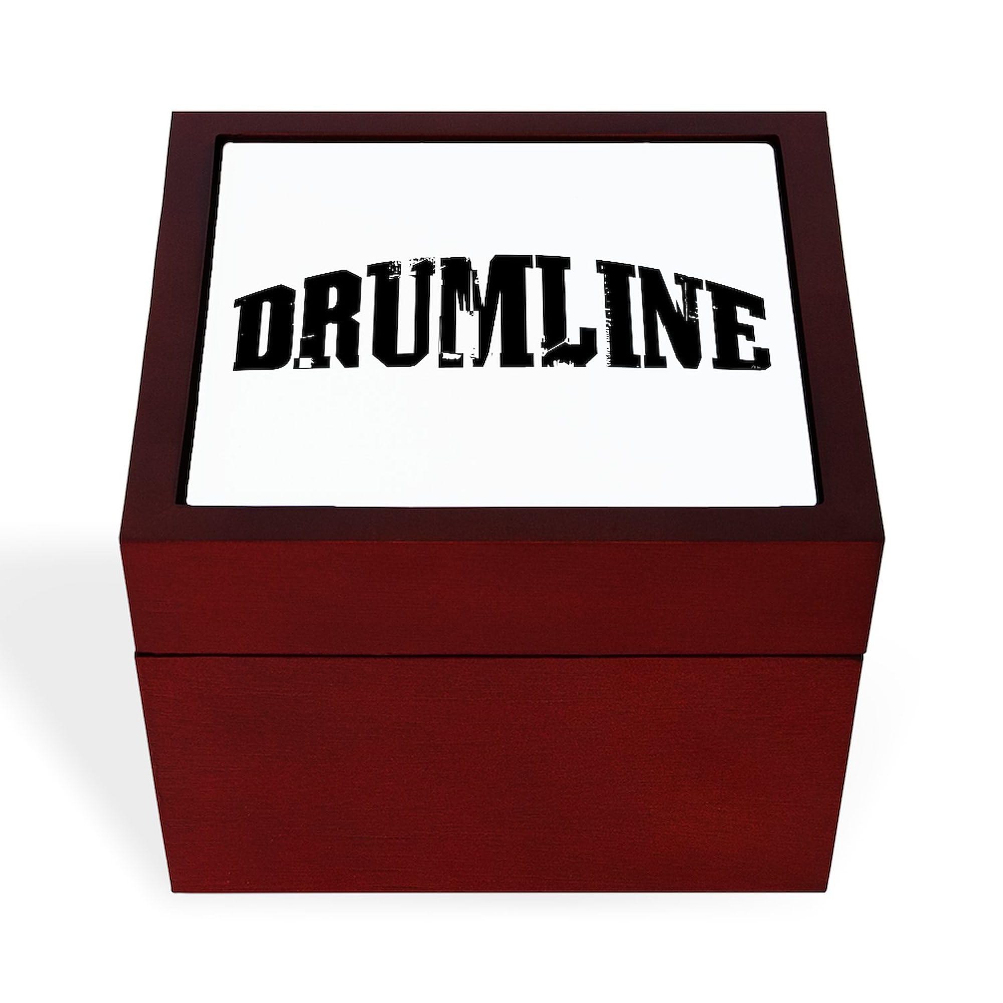 CafePressCafePress Drumline Memory Keepsake Jewelry Box, 5"x5"x3.75"