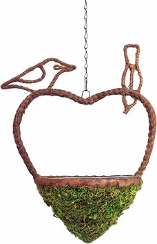 SuperMoss 56903 Woven Bird Feeder, 9.5", Sparrow