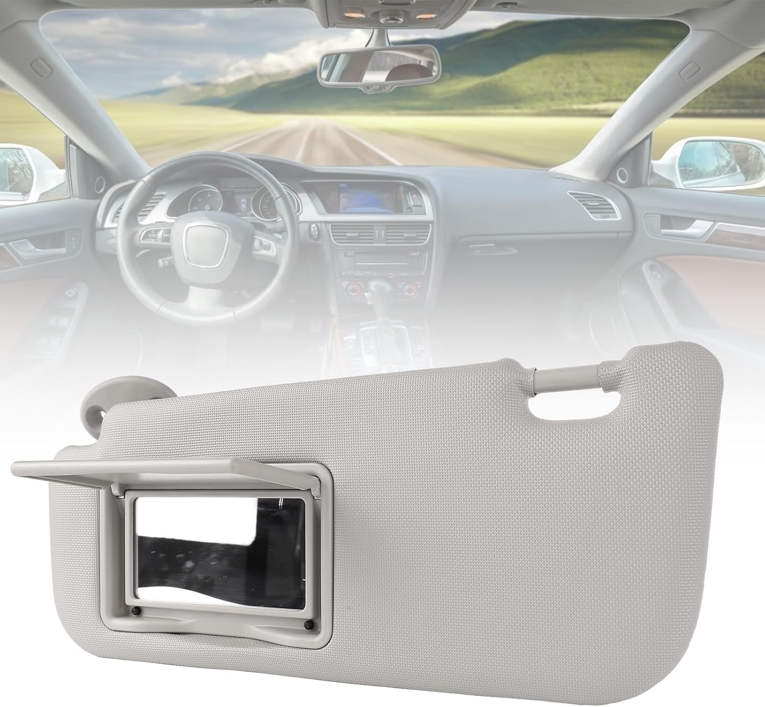 Car Sun Visor, Left Driver Side Sun Visor Rugged Long Lasting for
