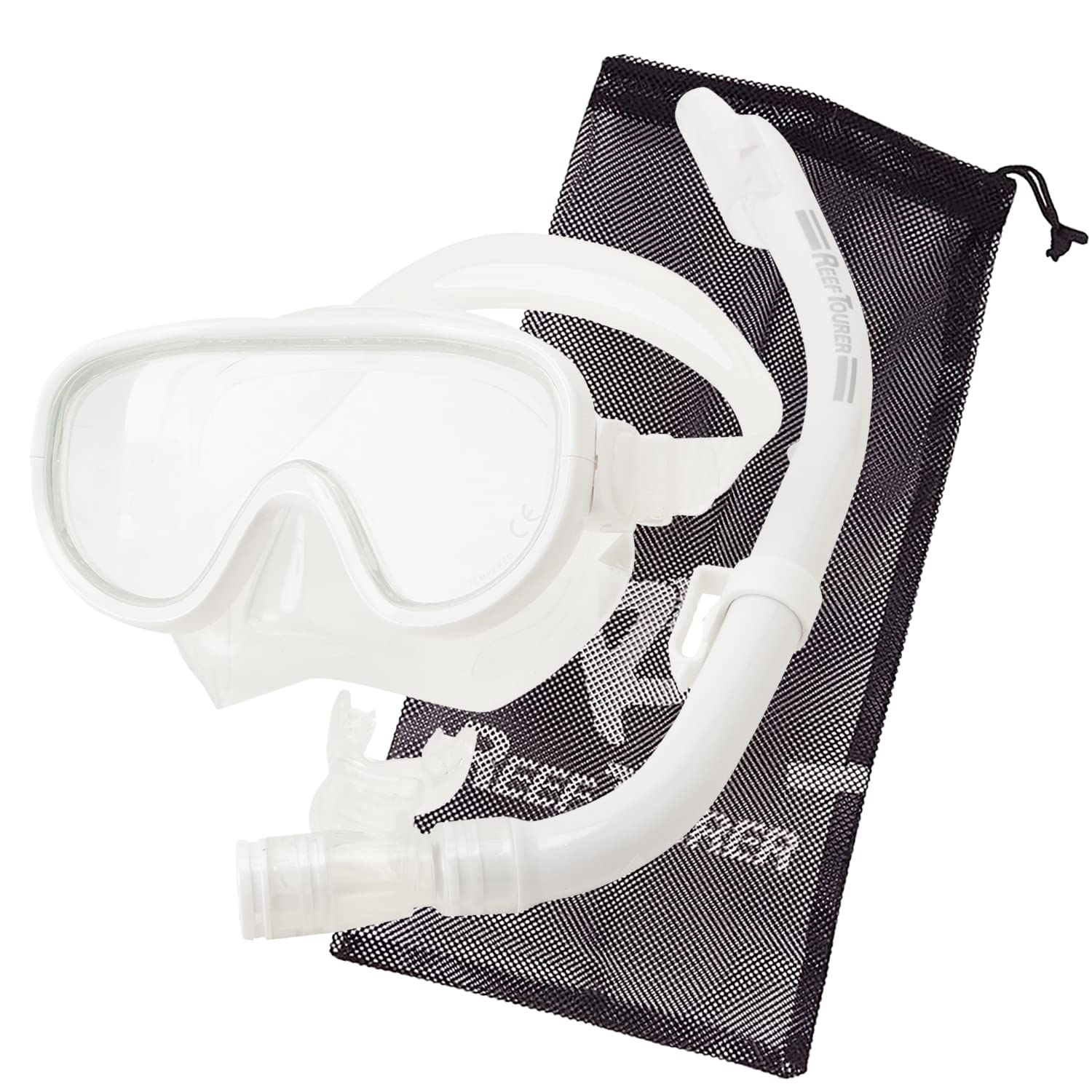 Adulti Single-Window Maschera e boccaglio Combo Set