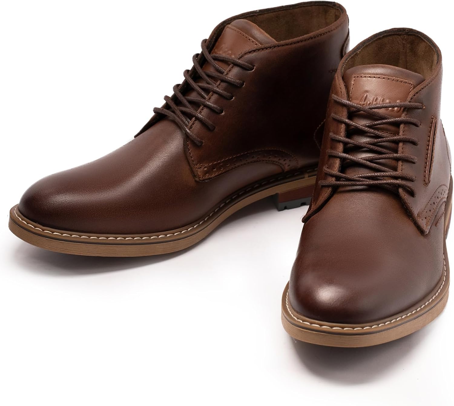 Arkbird Mens Chukka Boots, Genuine Suede Leather Classic Fashion Casual Ankle Lace-up Dress Boots for Men - Image 7