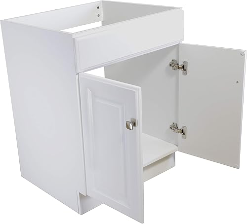 Miniatura 66 de Design House Wyndham 597229 - Armario de tocador de baño de 36 pulgadas, listo para montar, color blanco