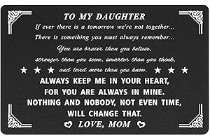 Daughter Gift from Mom - My Daughter Gifts for Mother's Day Christmas Valentines