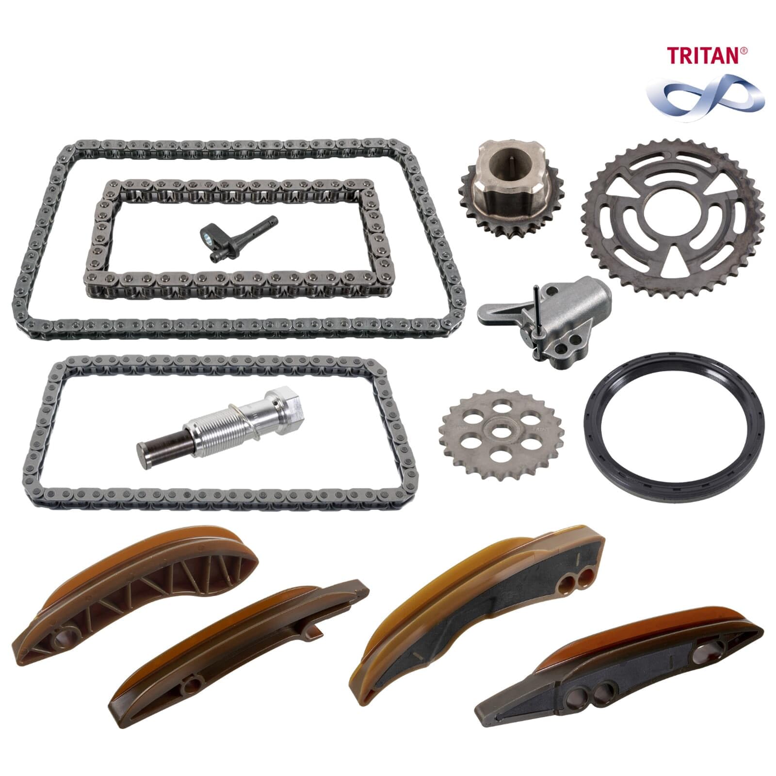 FEBI BILSTEIN Kit catena distribuzione 180427 | Compatibile con: BMW 1, 1, 1, 1, 1 Cabriolet, 1 Coupe, 2 Coupe, 3, 3, 3 Cabriolet, 3 Coupe, 3 Gran Turismo, 3 Touring