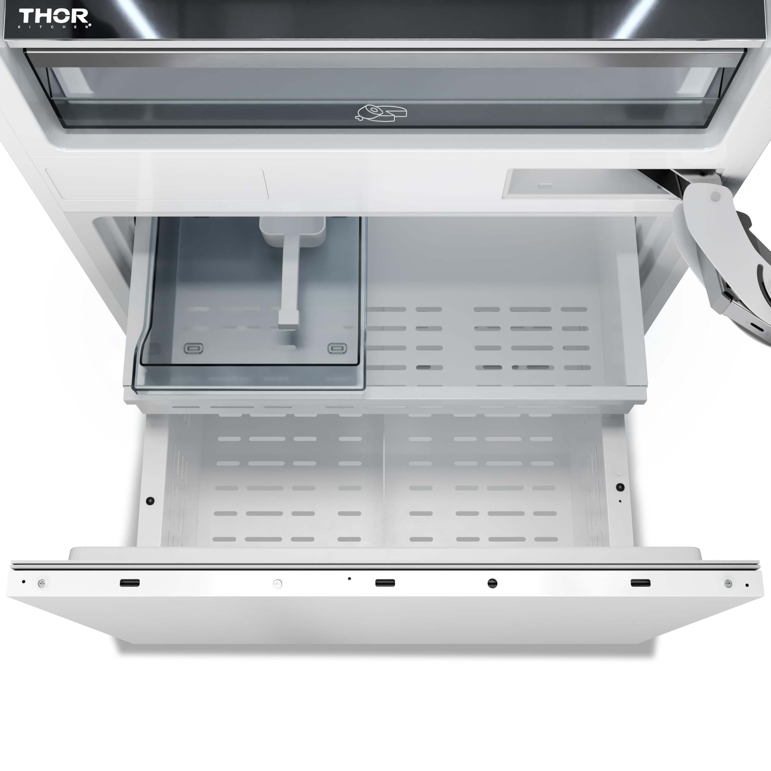 Thor Kitchen 30-Inch Built-In Panel-Ready Bottom Mount Refrigerator - Model Xrf3016bbp on Fridge.com - View 2