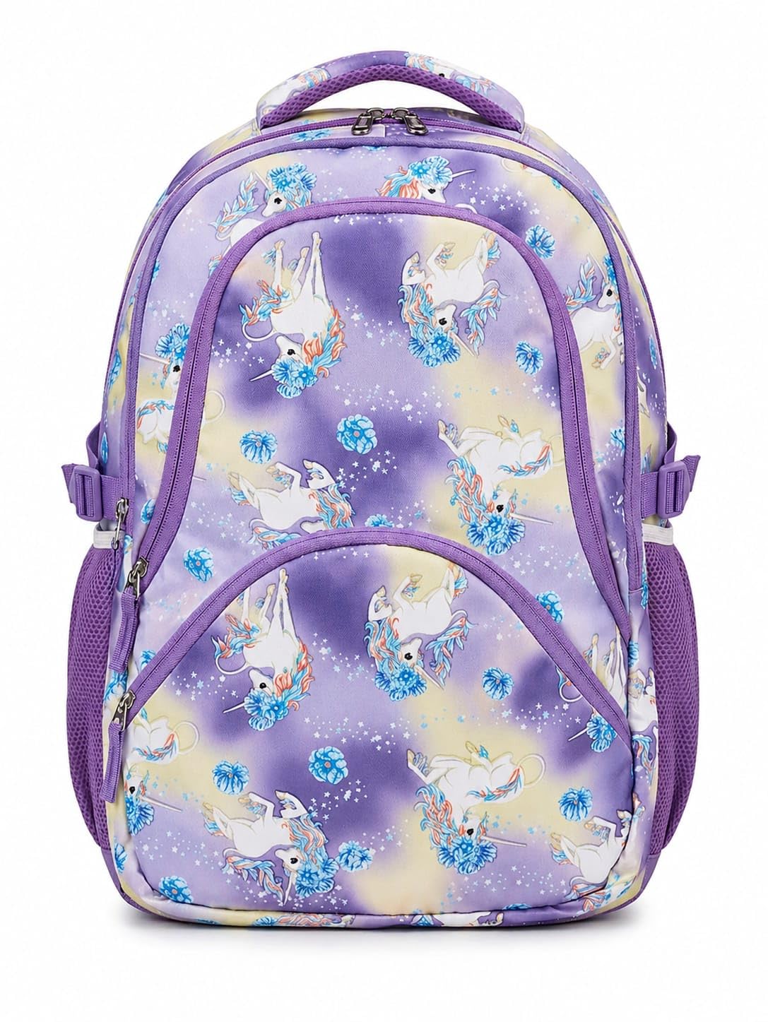 Belbax Printed School Backpack for Girls, Lightweight Daypack with Multiple Compartments, 25L-picture-13