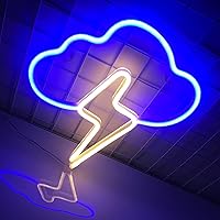 Vista 189 de Cloud Neon Signs, LED Light for Wall Decor, Battery or USB Powered for Bedroom Aesthetic Teen Girl Kid Room Christmas Wedding Party (White)