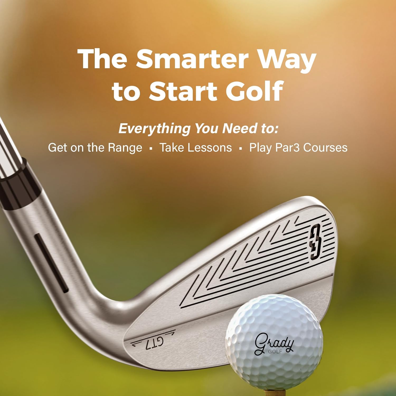 Golf Club Set - Starter Golf Clubs for Men with Sunday Stand Bag - 5-Piece Game Improvement Irons Set Including 5i, 7i, PW, Putter, and Bag. Premium 431 Carbon Steel, Hollow Body Design