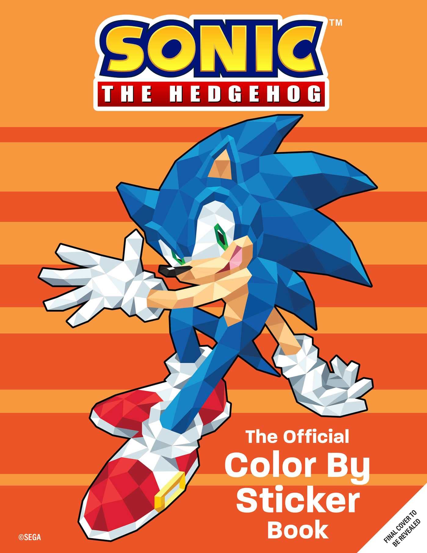Buy Sonic the Hedgehog The Official Color by Sticker Book (Sonic