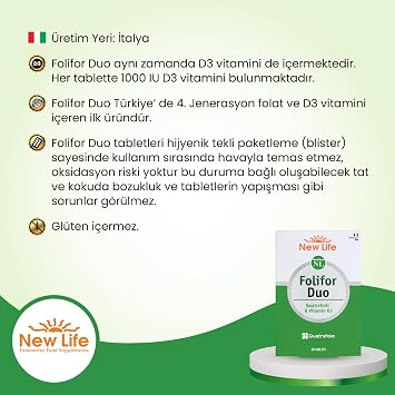 New Life FOLIFOR DUO 30 tablets