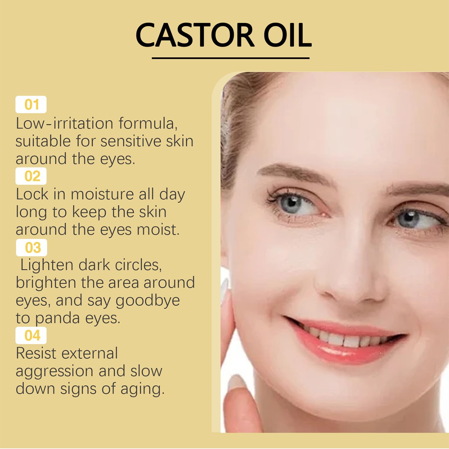 Sérum Contour des Yeux, Contour des Yeux, Poches et les cernes avec 360° Eye Roller Massage Ball, Crème Anti Cernes et Rides Instantané, Poches Sous Et réduit，Convient aux hommes et aux femmes 10ML
