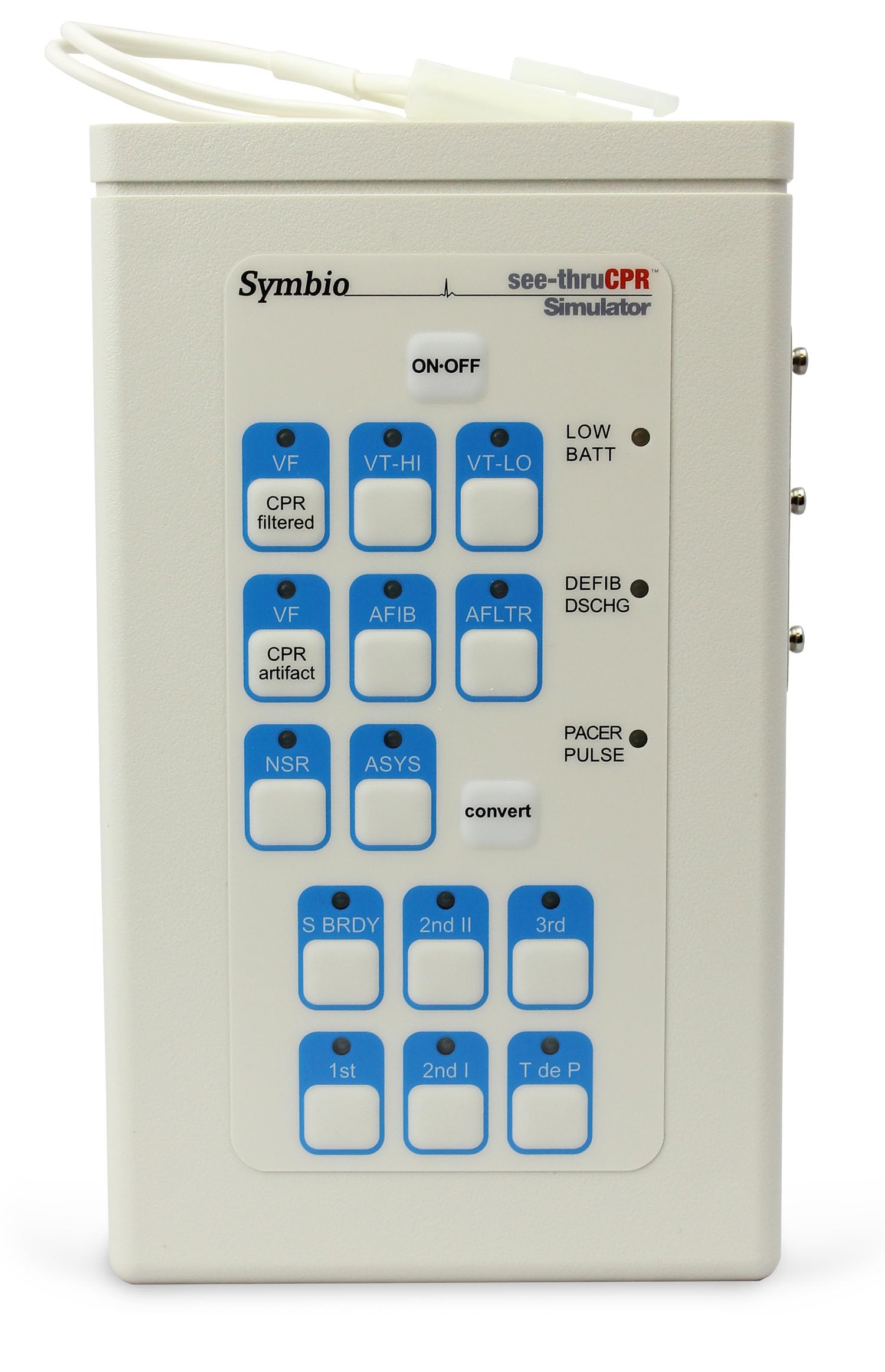 Generic See-Through CPR Simulator, Model 8009-0751-01, showing its clear chest and internal components.