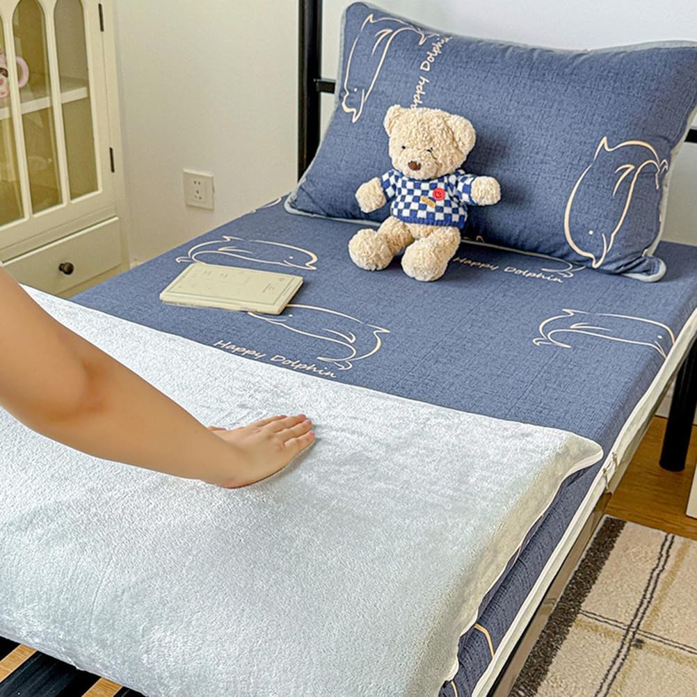 D,100x200cmTWIN, 100% Cotton Futon Mattress Cover with Zipper Mattress Protector Dustproof Floor Mattress Cover Japanese Tatami Floor Mattress Cover for Bedroom Dormitory Washable