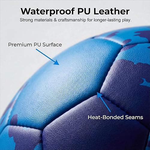 Miniatura 6 de Balón de fútbol personalizado  Nombre, foto, número o logotipo  Pelota de partido y entrenamiento de tamaño oficial 5  Pelota de regalo de cuero