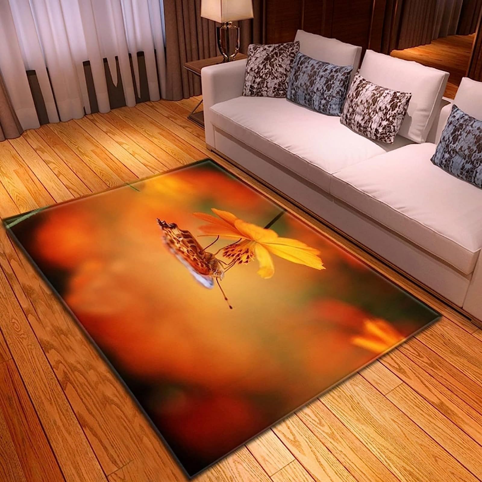 Tapis de couloir 80 x 160 cm lavable pour sol froid et glissant