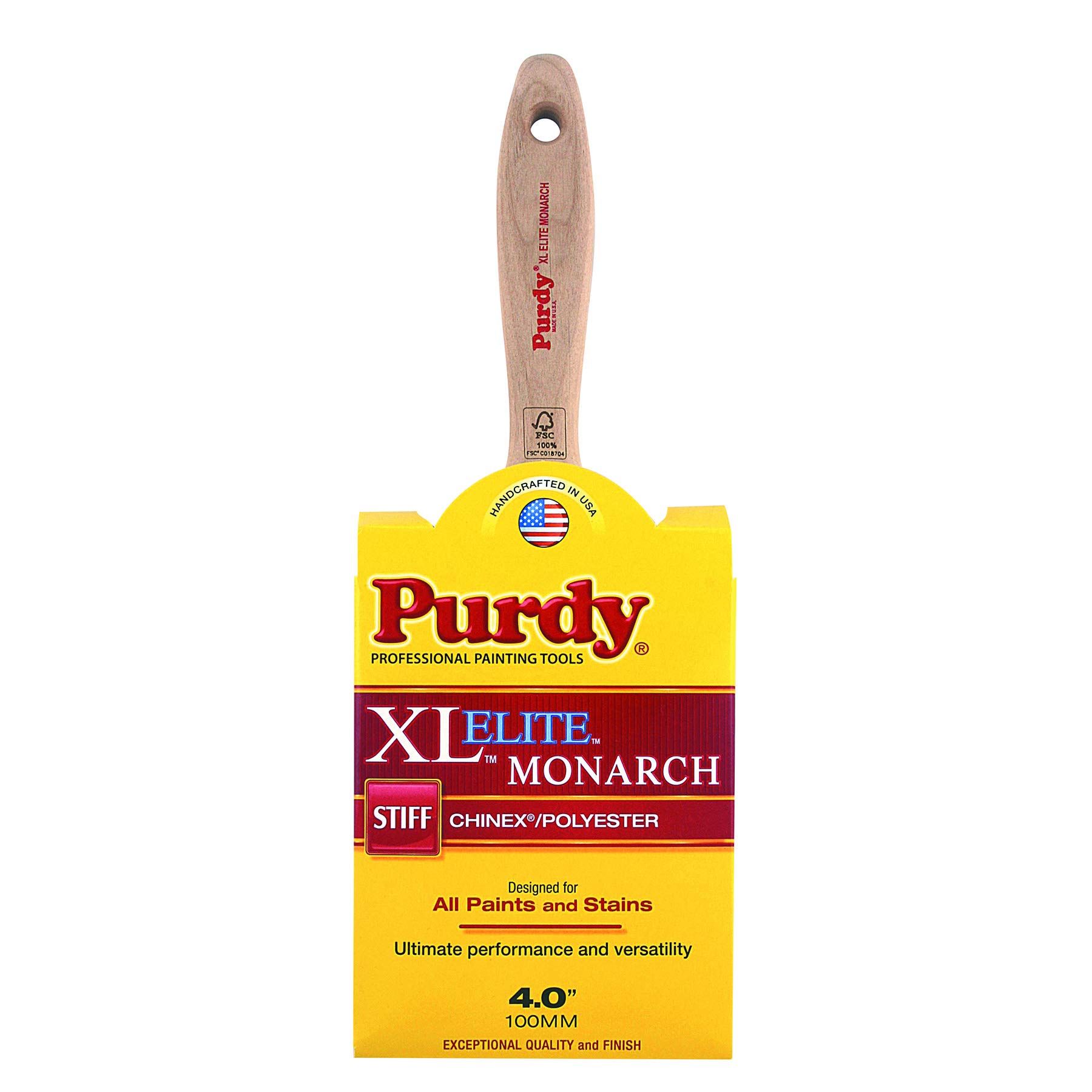 Purdy 234040 - Brocha con cerdas (tamaño: 4pulgadas)