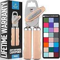 Vista 18 de Zulay Kitchen Abrelatas manual con abrebotellas con perilla giratoria