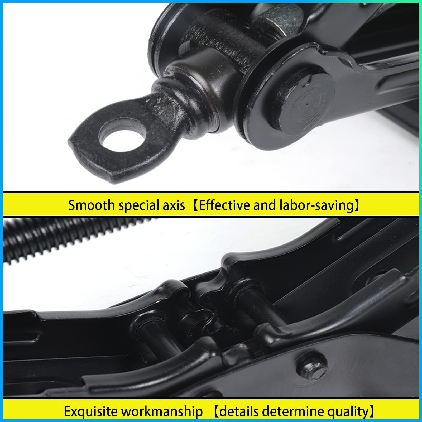 FGZKJ Scissor Car Jack, Scissor Jack with a Maximum Capacity of