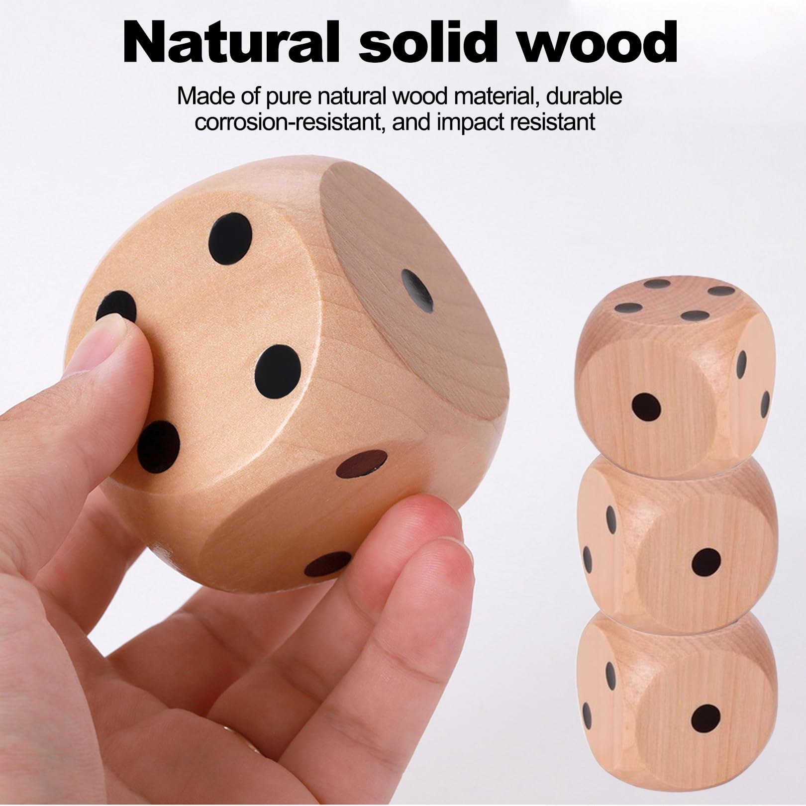 YceLon Spielfiguren Set - 108 Teile Holz Figuren Für Brettspiele