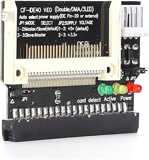 CF to IDE Adapter 40pin Compact Flash CF Card to 3.5 Female 40 Pin IDE Hard Drive Converter Module Female Interface Hard Disk Drive Card Reader Module 5V