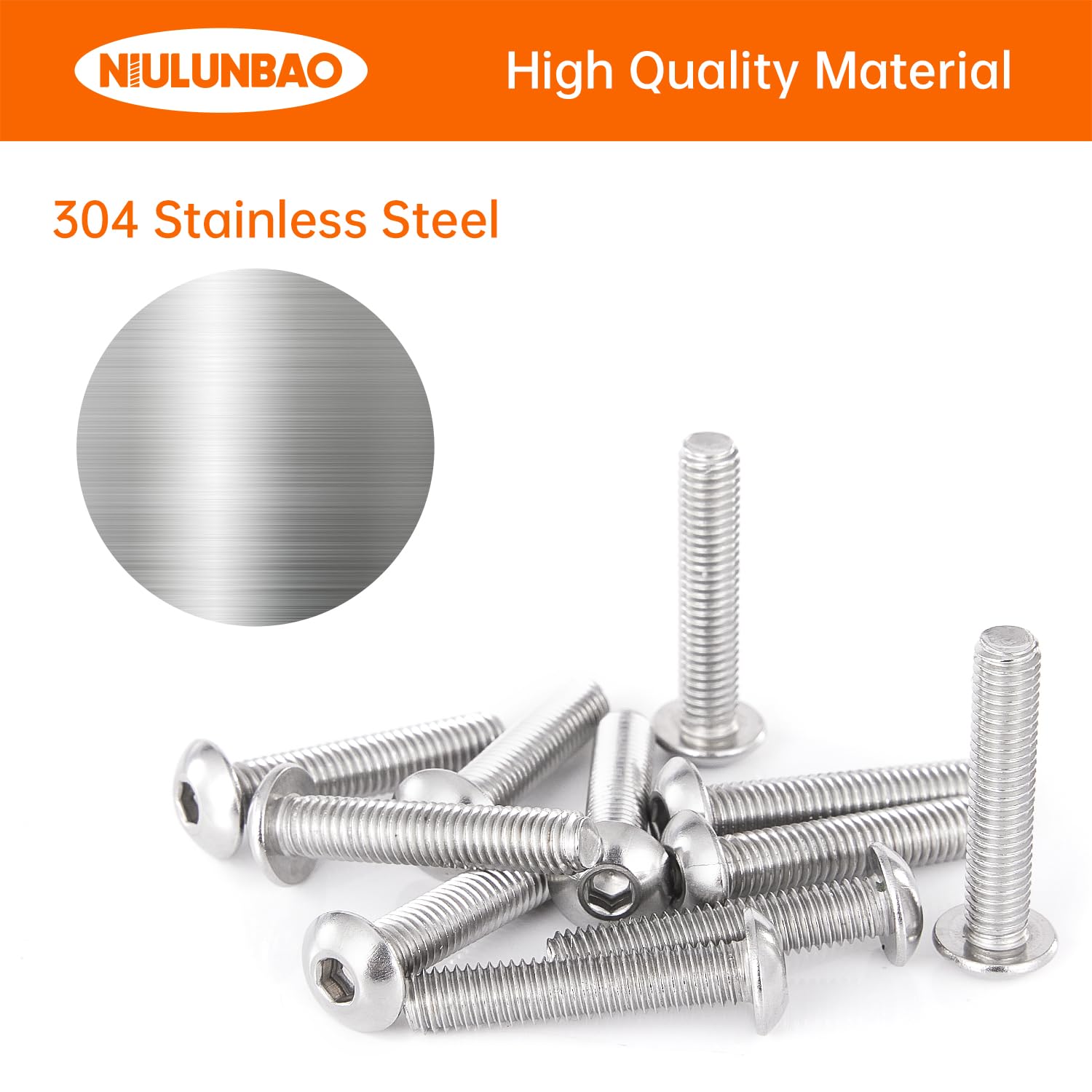 M5-0.8 X 60mm Hex Socket Head Cap Screws Bolts 304 Stainless Steel...