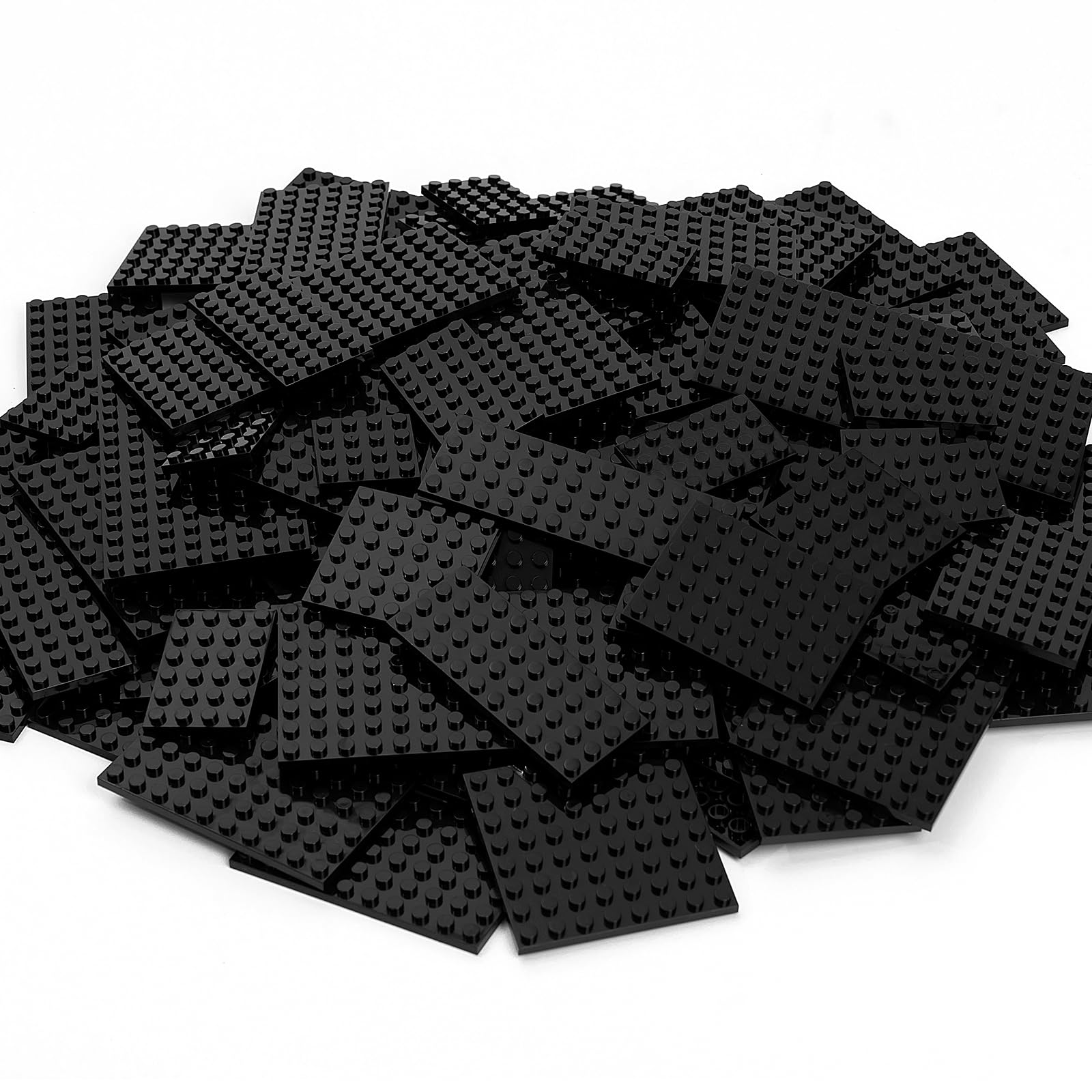 Classic Building Plates 110 Pieces 11 Sizes Multipacks - Compatible with All Major Brands, Flat Platform Base for Moc Bu