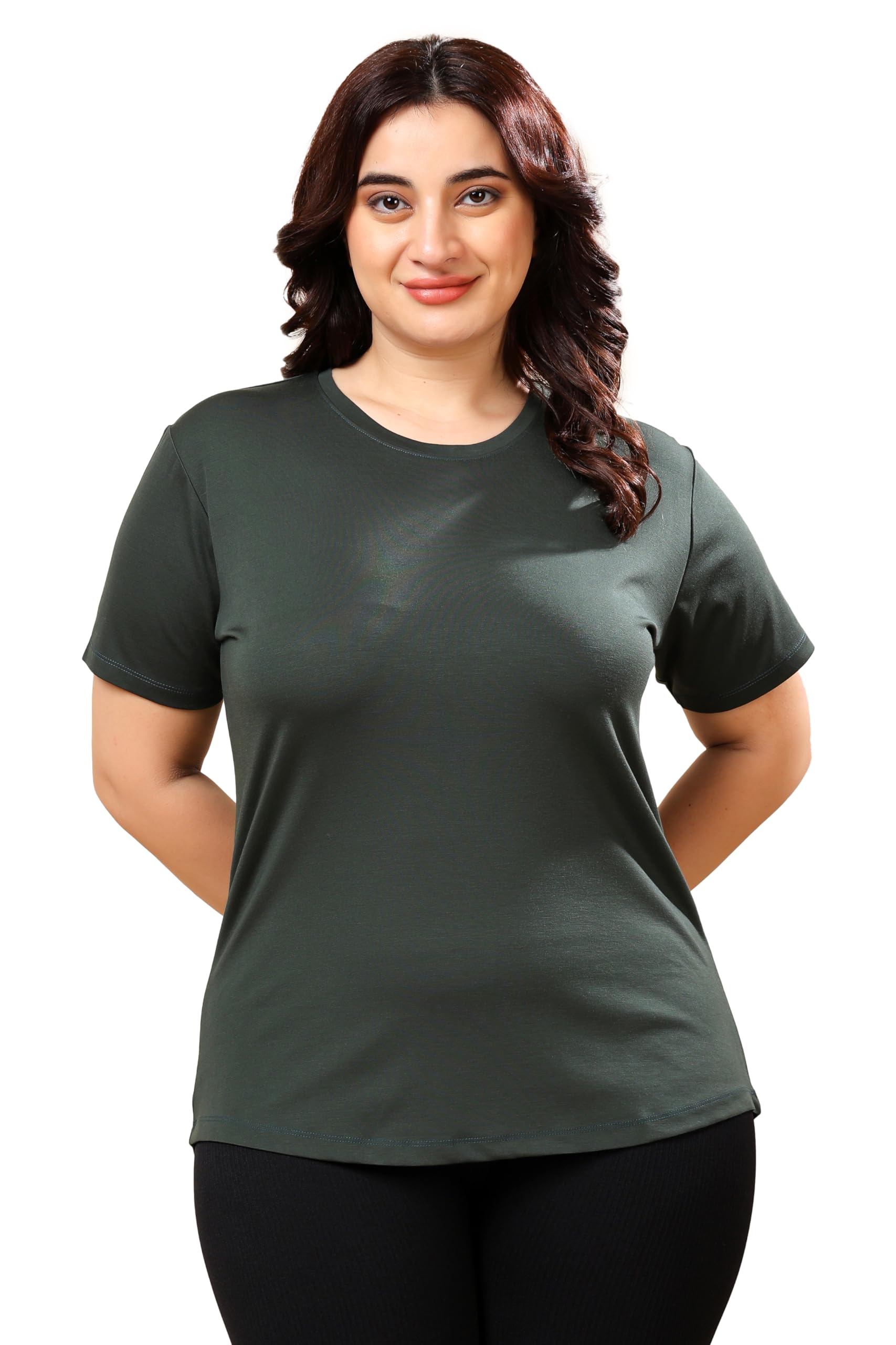 thefittheory Women’s Activewear T-Shirt – Quick Dry Fabric for Gym, Workout, Running and All Day Comfort-picture-6