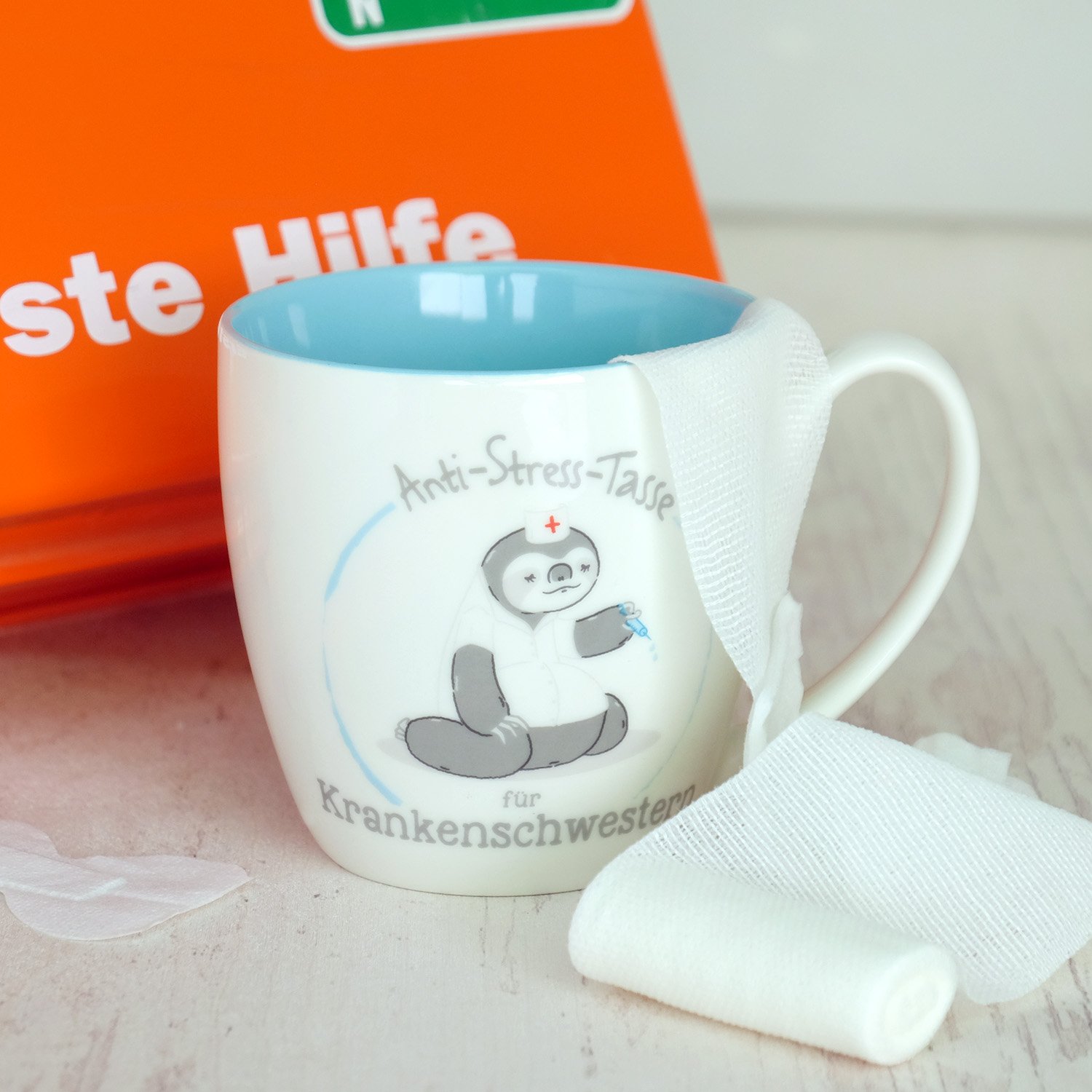 Gruss & Co Anti-Stress-Tasse Motiv "Krankenschwester" – Bild 2