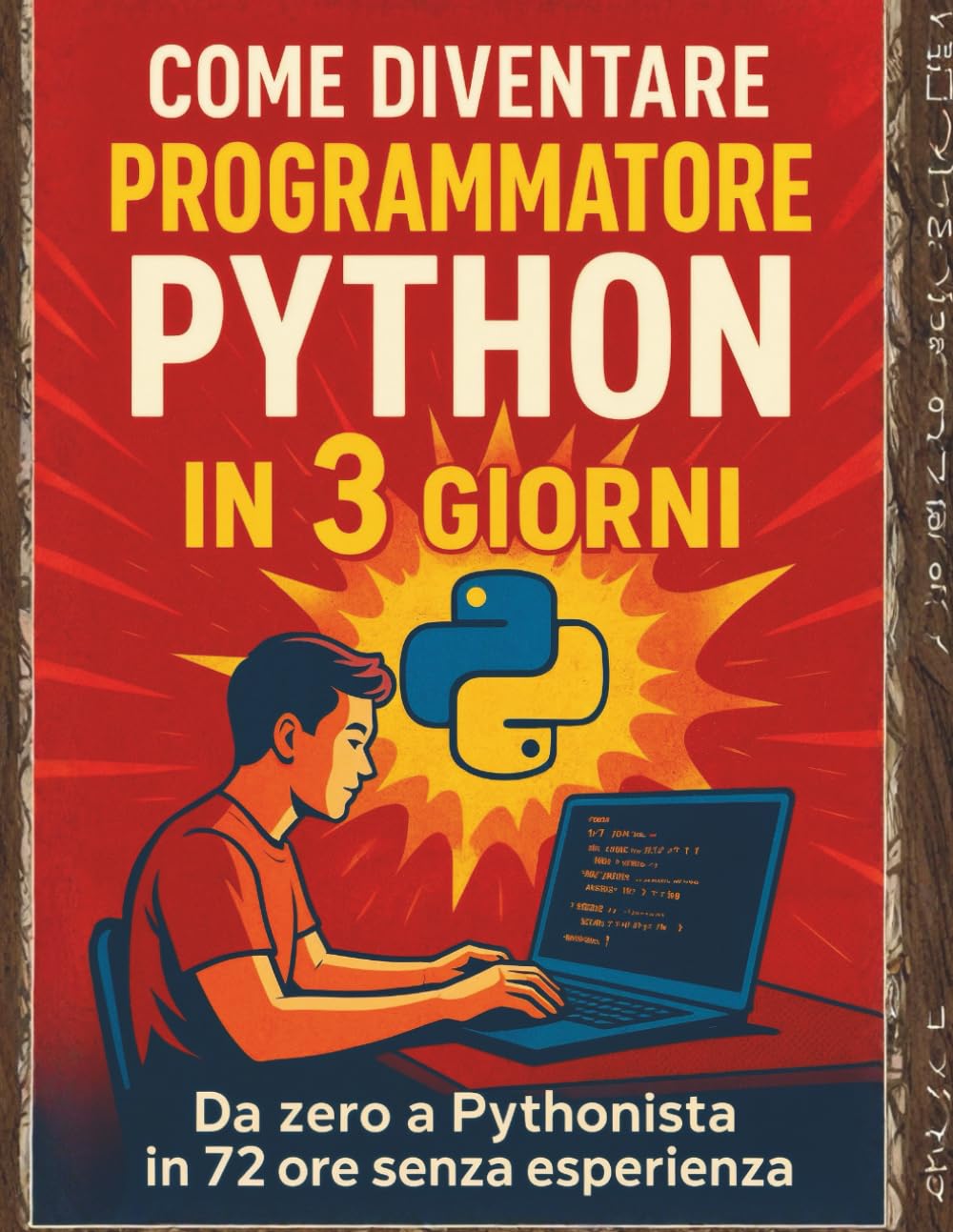 COME DIVENTARE PROGRAMMATORE PYTHON IN 3 GIORNI: Impara a scrivere codice, creare progetti e capire la logica della programmazione in modo semplice e veloce