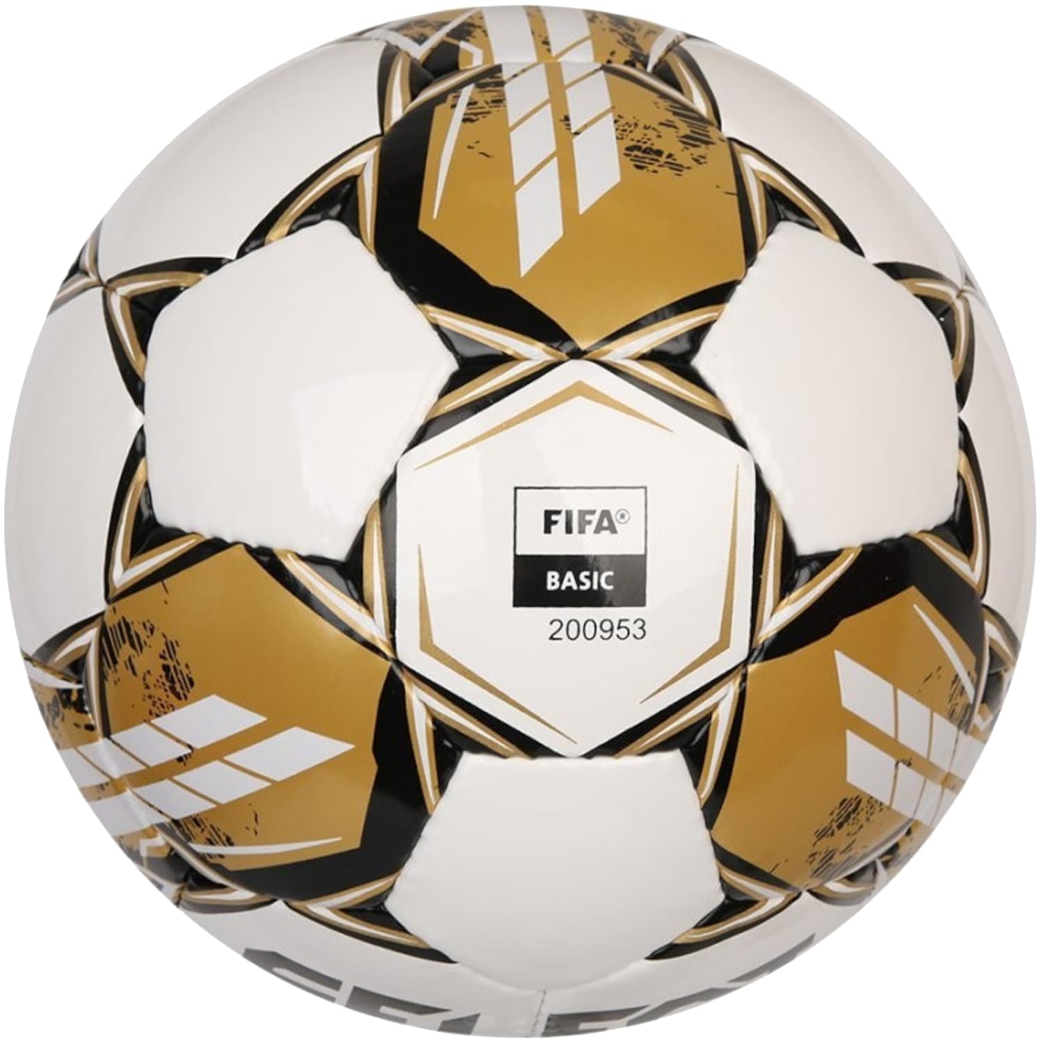 Select Futsal Master Gold FIFA Basic Ball Master WHT-Gold, Unisex Football, Bianco, 4 EU