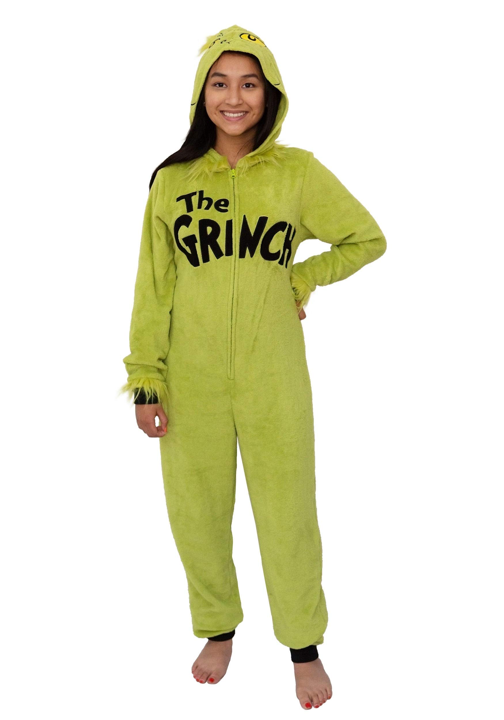 Dr. Seuss The Grinch Union Suit Costume for Women X-Large Green