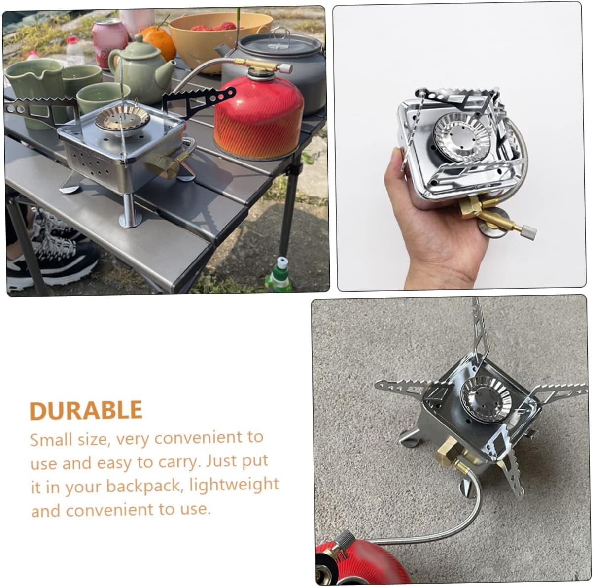 Outdoor Cassette Stove Bonfire Camping Equipment Mini Stove for Outdoor Cooking