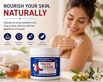 Pure Magic Cream All-Purpose Face & Skin Moisturizer – 100ml | Anti-Aging, Wrinkle Remover, Lifting & Hydrating Treatment Inspired by Magic Cream