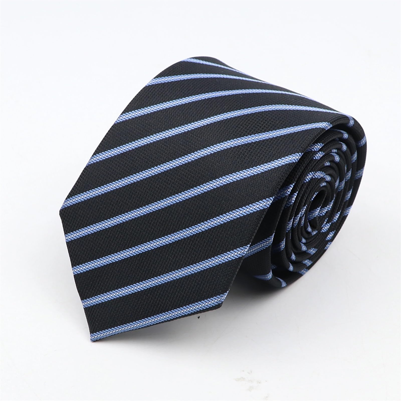 Cravatte per Uomo Cravatte Classiche a Righe con Pois for Uomo, in Jacquard, 7 cm, in Poliestere, Strette e Sottili, for Matrimonio, Sposo, Business, Abito, Camicia, Regalo(31)