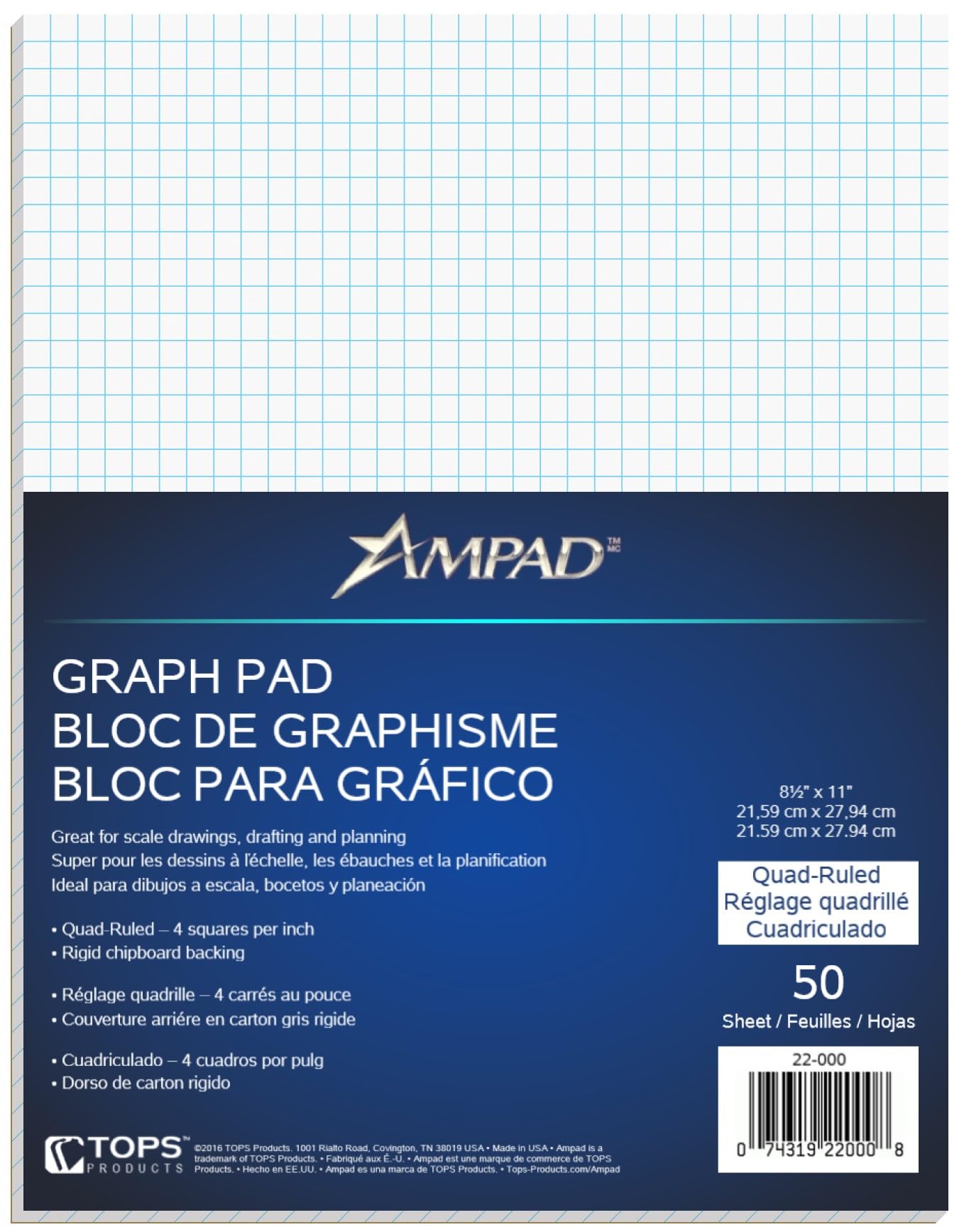 Square D Ruling Paper Snapklik.com : Ampad Evidence Quadrille Pad, Size 8-1/2 X 11, White ...