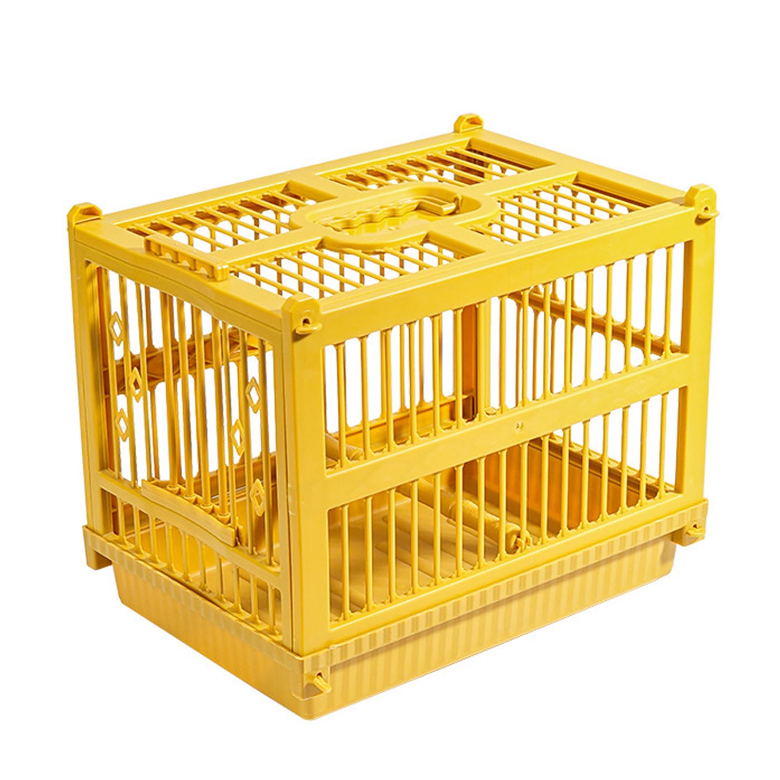 Cage de voyage pour oiseaux perroquet perruche calopsitte avec perchoir