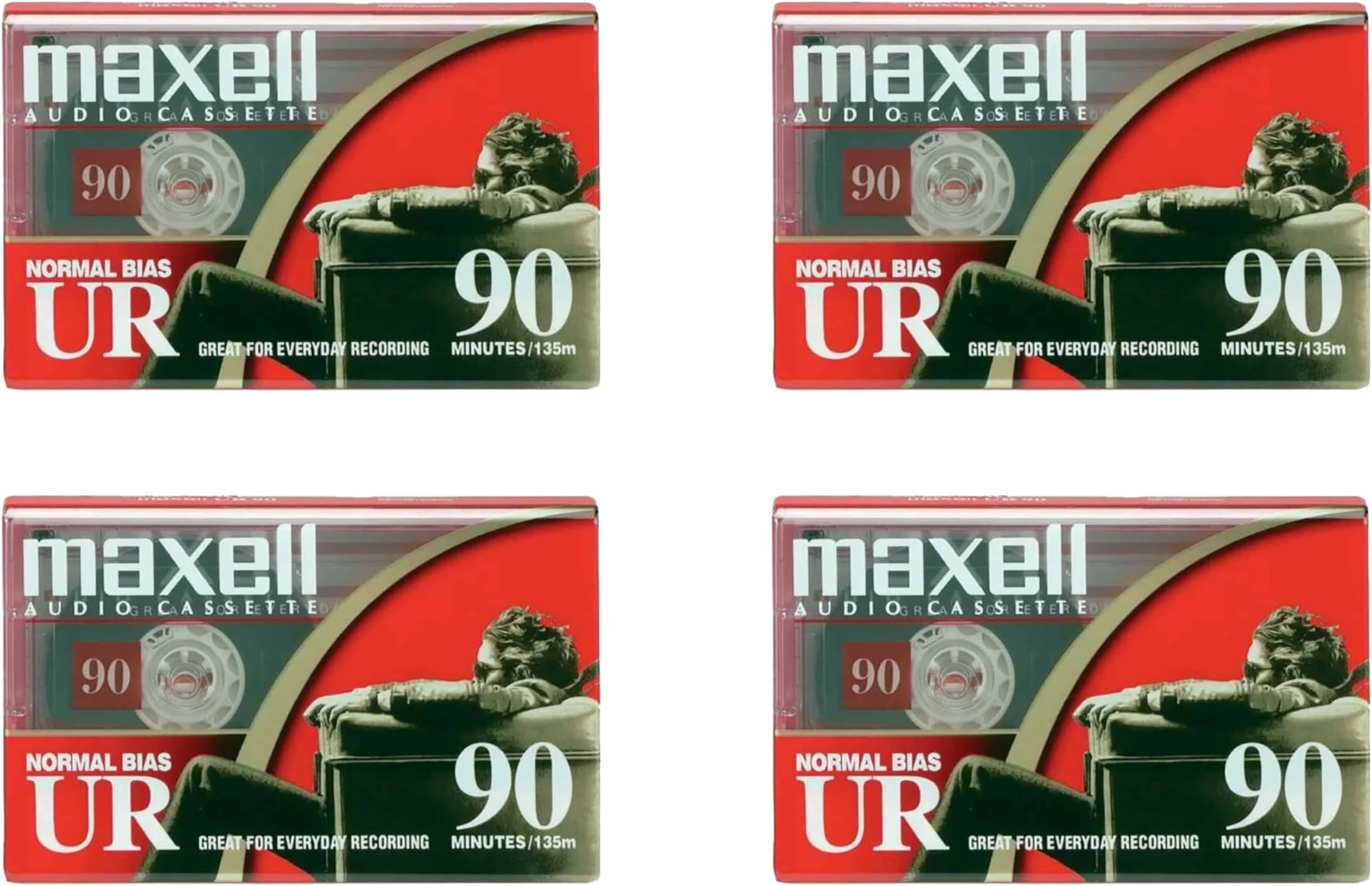 Normal Bias Ur-90 (20-pack) Standard Size Cassettes