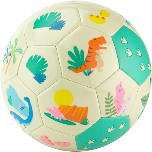 Daball Balón de fútbol para niños y niños pequeños, tamaño 1 y talla 3, bomba y caja de regalo incluidas