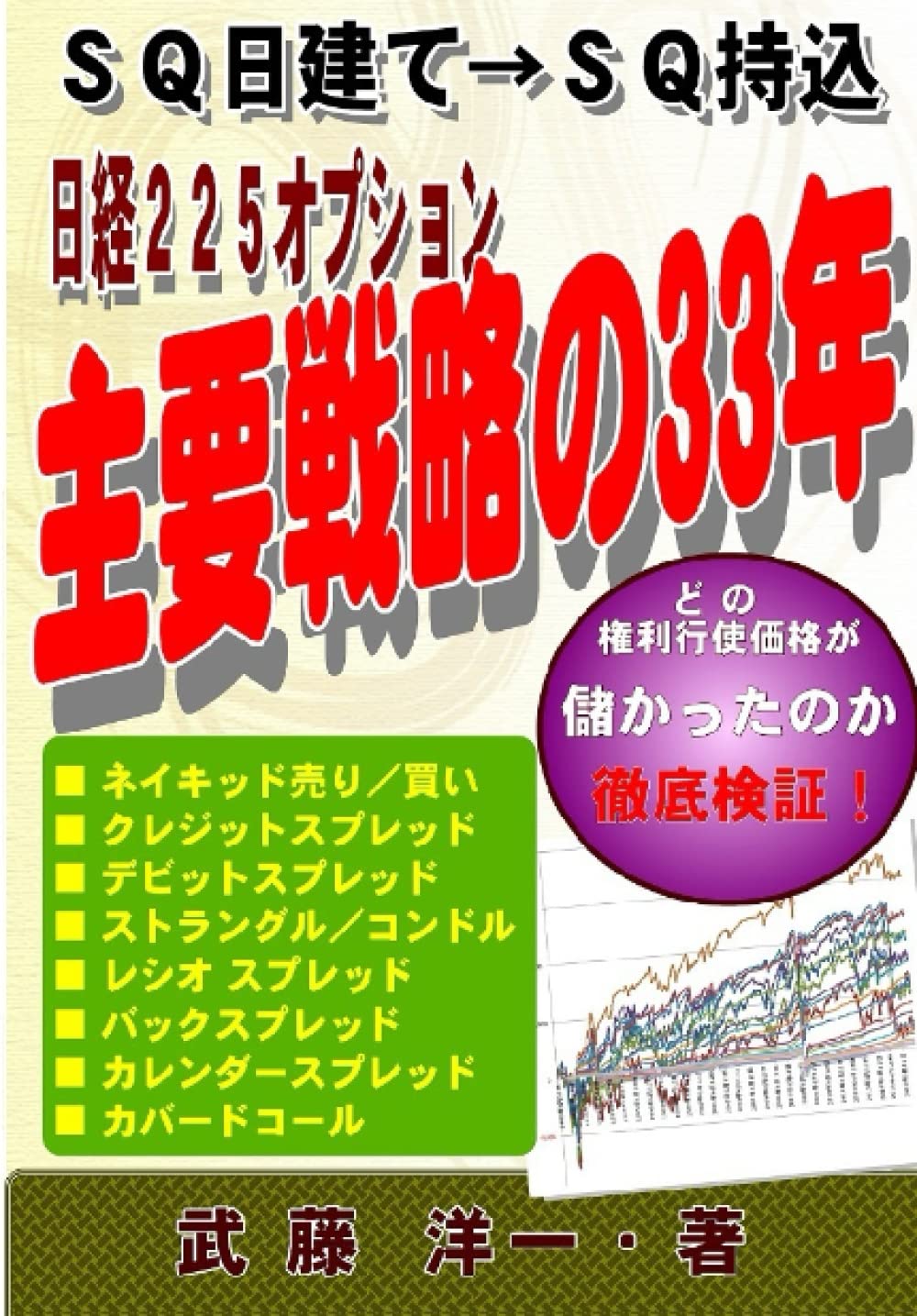 日経２２５オプション 主要戦略の３３年 ＳＱ日建てＳＱ持込 どの権利行使価格が儲かったのか徹底検証 : 武藤洋一: Amazon.com.be:  Livres