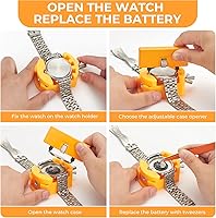 Vista 22 de Ohuhu - Kit de reparación de reloj, 192 piezas mejoradas de alta resistencia para extracción de eslabones de reloj, kit de herramientas de repuesto