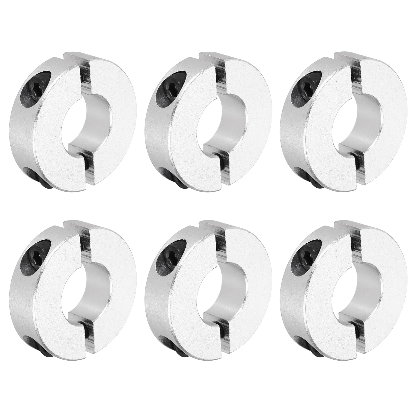 Colliers de serrage sourcing map en aluminium de 18 mm avec vis M5 pour blocs de convoyage