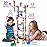 Meland Marble Run Sets for Kids - 153Pcs Marble Race Track Maze Madness Game STEM Building Tower Toy for 4 5 6 + Year Old Boys Girls(113 Pcs + 30 Glass + 10 Led Lighted)