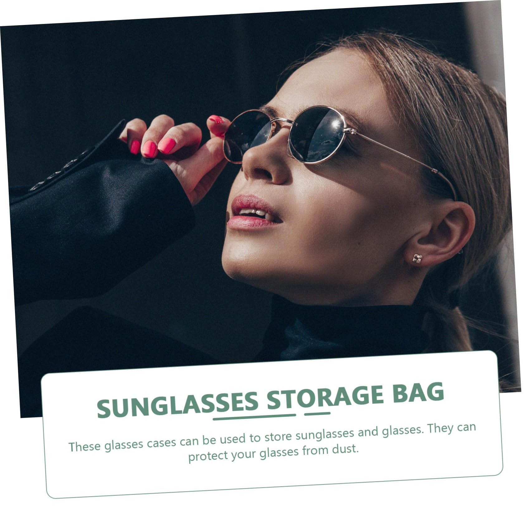 CALLARON À Lunettes 8 Pièces De Rangement De Voyage Simple Yeux De Soleil