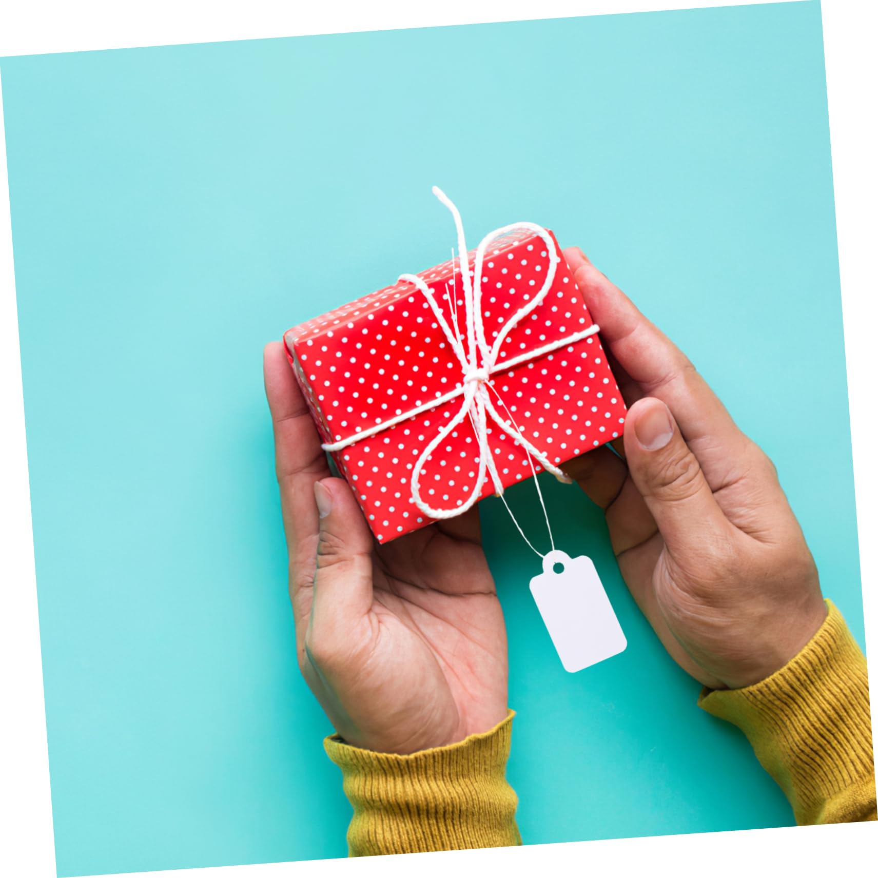 5 Sets Weiße Mini-sticker-etiketten Zum Beschriften Von Gastgeschenken Papier Handgefertigtes Design 500 Stück * 5