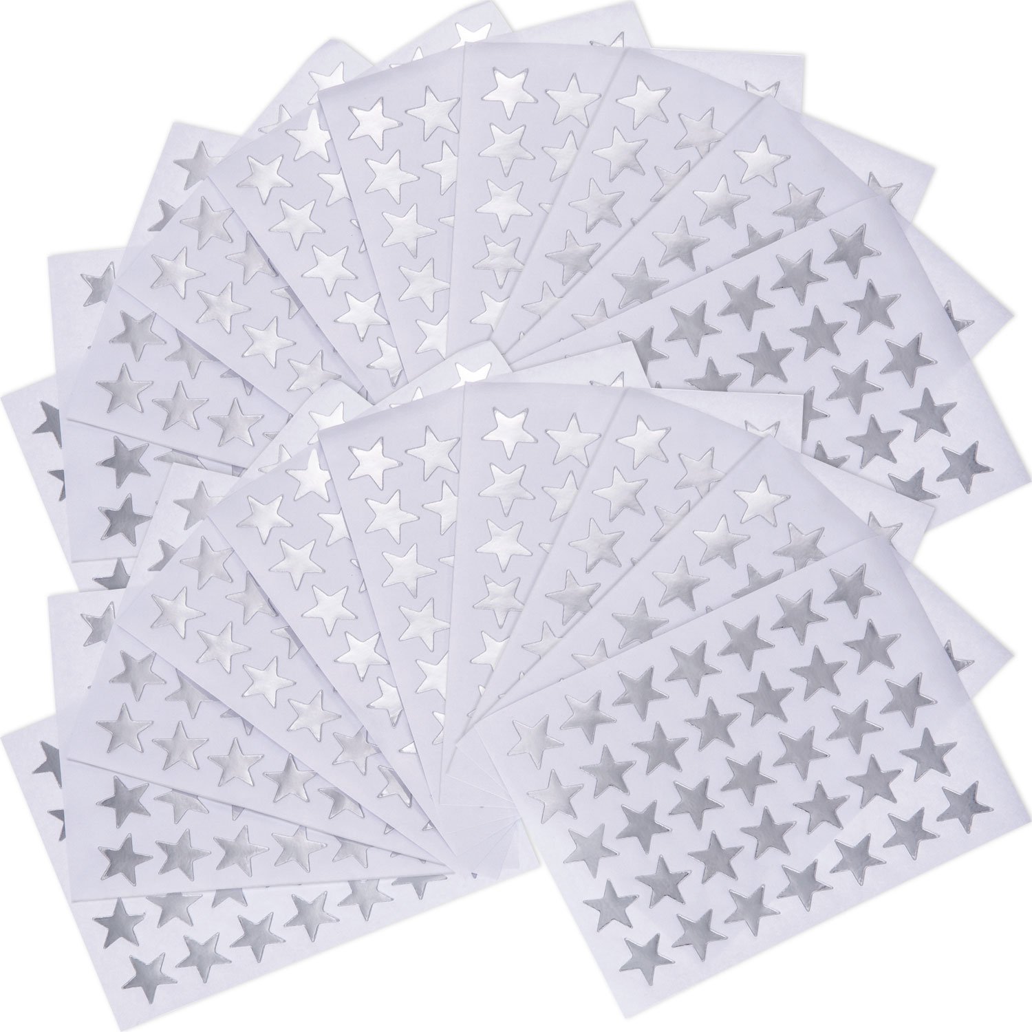 3500 Count Gold Silver Star Stickers for Paper Notebook, Journal  Self-Adhesive Foil Star Labels 100 Sheets 