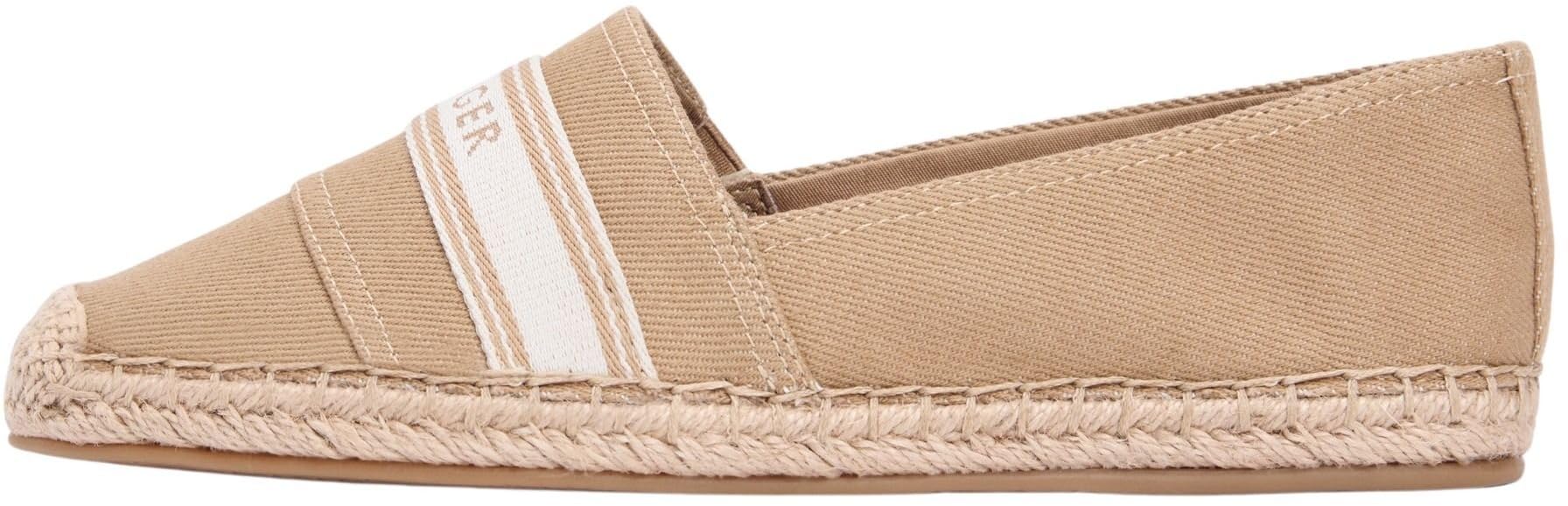 Tommy Hilfiger Women's Hilfiger Webbing Espadrille FW0FW09334 Espadrilles, Khaki (Safari Canvas), 7